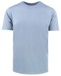 Męski T-Shirt -Brave Soul- Delikatny Efekt Sprania Tkaniny - Błękit. Niebieskie t-shirty męskie Brave Soul, na lato, l, bez wzorów, z bawełny, bez kołnierzyka. Za 59.00 zł.