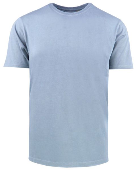 Męski T-Shirt -Brave Soul- Delikatny Efekt Sprania Tkaniny - Błękit. Niebieskie t-shirty męskie Brave Soul, na lato, l, bez wzorów, z bawełny, bez kołnierzyka. Za 59.00 zł.