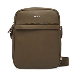 Saszetka BOSS. Zielone saszetki męskie Boss. Za 529.99 zł.
