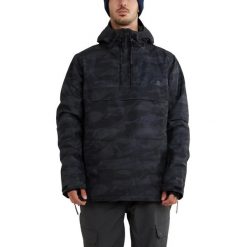 Kurtka narciarska męska Burnaby Anorak - brąz. Brązowe kurtki męskie Fundango, m, bez wzorów, bez kaptura, narciarskie. Za 669.90 zł.