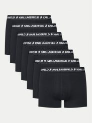 KARL LAGERFELD Komplet 7 par bokserek A1M47010 Czarny. Czarne bokserki męskie Karl Lagerfeld, bez wzorów, z bawełny. Za 399.99 zł.