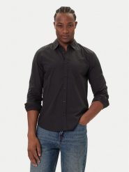 Mustang Koszula Canton 1016951 Czarny Slim Fit. Czarne koszule męskie Mustang, m, bez wzorów, z bawełny, bez kołnierzyka, bez ramiączek. Za 189.99 zł.