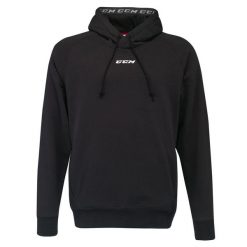Koszulka sportowa z kapturem dla drużyny - dorośli - czarna - rozmiar L. Czarne t-shirty sportowe męskie CCM, l, z bawełny, bez ramiączek. Za 252.00 zł.