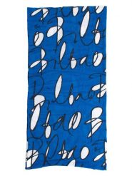 Buff Szal-koło w kolorze niebieskim - 50 x 24 cm rozmiar: onesize. Niebieskie szaliki i kominy damskie Buff, bez wzorów, z materiału. Za 92.21 zł.