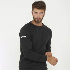 Oversize Bluza sportowa Zagabria. Czarne bluzy bez kaptura męskie Legea, xl. Za 100.00 zł.
