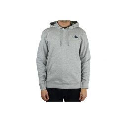 Bluza dresowa sportowa męska Kappa Vend Hooded. Szare bluzy sportowe męskie Kappa, m, z bawełny. Za 99.99 zł.