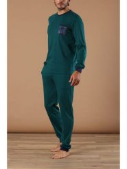 Maryplaid Piżama w kolorze zielonym rozmiar: S. Zielone piżamy męskie maryplaid, s, bez wzorów, bez ramiączek. Za 121.99 zł.