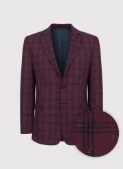 PAKO LORENTE – Bordowa marynarka casualowa. Czerwone marynarki męskie Pako Lorente, bez wzorów, z bawełny. Za 399.99 zł.