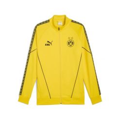 Męska kurtka Borussia Dortmund KING Anthem PUMA. Czarne kurtki męskie Puma, m, bez wzorów, retro, bez kaptura. Za 389.00 zł.