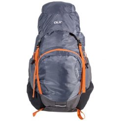 Plecak turystyczny DLX Twinpeak 75L z pokrowcem przeciwdeszczowym. Szare plecaki damskie DLX, bez wzorów. Za 290.60 zł.