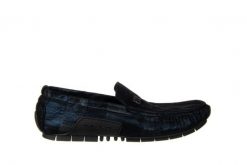 Mokasyny John Doubare Y198-109 Black 104177, Czarny, Skóra naturalna - 44. Czarne mokasyny męskie John Doubare, z materiału. W wyprzedaży za 449.99 zł.