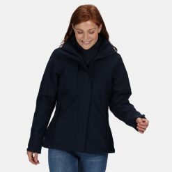 Damska Kurtka 3 W 1 Kingsley. Niebieskie kurtki damskie Regatta, na zimę, xl, bez wzorów, z materiału, z kapturem. Za 477.99 zł.