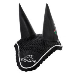 Czapka dla konia z haftem Equiline. Czarne czapki męskie EQODE BY EQUILINE, bez wzorów, sportowe. Za 399.00 zł.