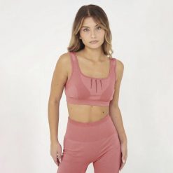Top Fitness Damski MADDY Dopasowany. Czarne topy sportowe damskie Legea, m, bez wzorów, z nylonu, bez ramiączek. Za 84.00 zł.