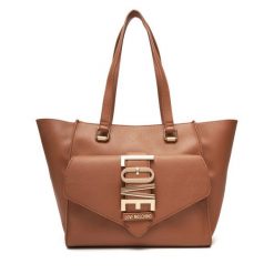 Torebka LOVE MOSCHINO. Brązowe torebki klasyczne damskie Love Moschino, bez wzorów, bez dodatków. Za 669.99 zł.