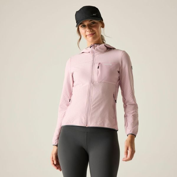 Damska bluza polarowa z kapturem i zamkiem błyskawicznym Kemilia. Zielone bluzy z kapturem damskie Regatta, m, z elastanu. Za 183.99 zł.