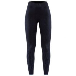 Legginsy damskie Craft Adv Warm Intensity. Czarne legginsy sportowe damskie Craft, bez wzorów, na fitness i siłownię. Za 341.50 zł.