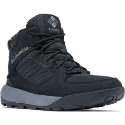 Buty do chodzenia męskie Columbia Portlander. Czarne buty sportowe na co dzień męskie Columbia, na zimę, z materiału, bez zapięcia, trekkingowe. Za 539.99 zł.