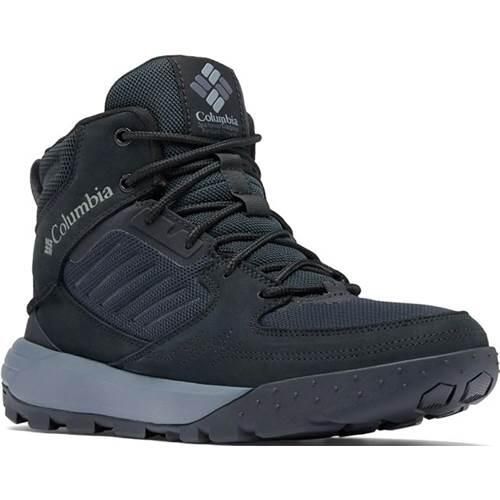 Buty do chodzenia męskie Columbia Portlander. Czarne buty sportowe na co dzień męskie Columbia, na zimę, z materiału, bez zapięcia, trekkingowe. Za 543.00 zł.