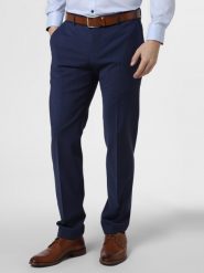 Finshley & Harding spodnie od garnituru modułowego Mężczyźni Modern Fit niebieski, 25. Niebieskie spodnie materiałowe męskie Finshley & Harding, z wełny. Za 499.95 zł.