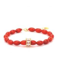 Luxenter Bransoletka z kryształami rozmiar: onesize. Żółte bransoletki damskie Luxenter, srebrne. Za 135.17 zł.