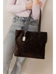 Anna Morellini Skórzana torebka "Fiorisa" w kolorze brązowym - 34 x 30 x 14 cm rozmiar: onesize. Brązowe torebki klasyczne damskie Anna Morellini, bez wzorów, z materiału, bez dodatków. Za 260.99 zł.