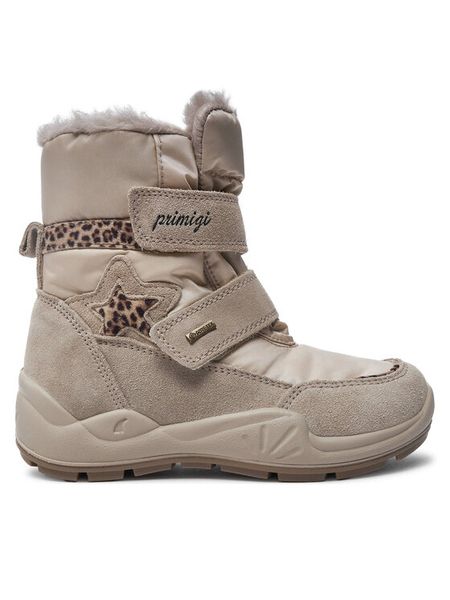 Primigi Śniegowce 6878544 S GORE-TEX Beżowy. Brązowe kozaki dziewczęce Primigi, bez wzorów, z gore-texu, bez obcasa. Za 499.99 zł.