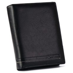 Portfel męski Cavaldi M302B-PU czarny. Czarne portfele męskie 4U Cavaldi, bez wzorów. Za 51.99 zł.