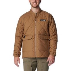 Kurtka przejściowa męska Columbia Rad Padded. Brązowe kurtki męskie Columbia, m, bez wzorów, z materiału, bez kaptura, narciarskie. Za 732.00 zł.