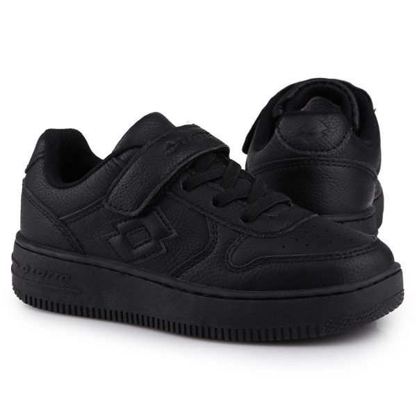 Buty młodzieżowe sportowe do chodzenia Lotto PALIOT. Czarna buty sportowe na co dzień męskie Lotto, bez zapięcia, trekkingowe. Za 89.00 zł.