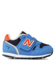 New Balance Sneakersy IZ373JN2 Niebieski. Niebieskie buty sportowe chłopięce New Balance, bez wzorów, z materiału, bez zapięcia. Za 229.00 zł.