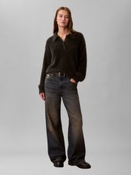 Calvin Klein Jeans Sweter z dzianiny Kobiety szary, S. Szare swetry klasyczne damskie Calvin Klein Jeans, s, z dzianiny, bez kołnierzyka. Za 329.95 zł.