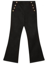 Guess Spodnie materiałowe J6RB09 WF7H0 Czarny Bootcut Fit. Czarne spodnie dziewczęce Guess, z bawełny. Za 329.99 zł.