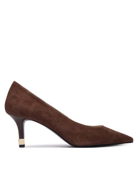 Furla Szpilki Aria YL581FA C10000 CN 2460S Brązowy. Brązowe szpilki Furla, bez wzorów, ze skóry, bez obcasa. Za 879.99 zł.