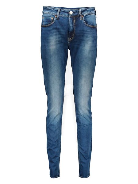 Herrlicher Dżinsy - Skinny fit - w kolorze niebieskim rozmiar: W25/L32. Niebieskie jeansy damskie Herrlicher. Za 95.69 zł.
