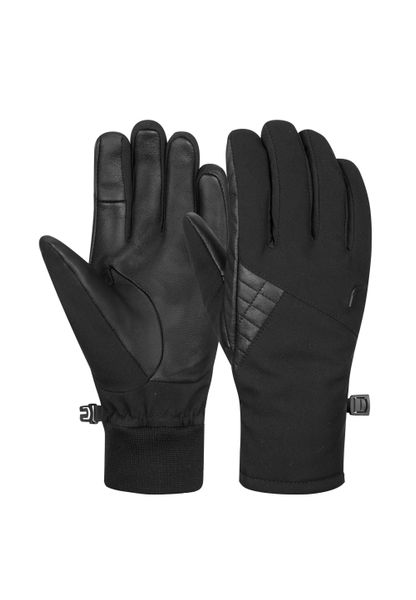 Rękawiczki dla dzieci Reusch Diana TOUCH-TEC. Czarne rękawiczki dziecięce REUSCH, z materiału, bez ramiączek. Za 346.00 zł.