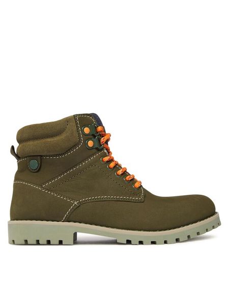 Mayoral Trapery 48429 Khaki. Brązowe buty zimowe chłopięce Mayoral, ze skóry, bez zapięcia. Za 219.99 zł.