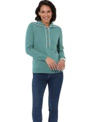 WITT WEIDEN Sweter w kolorze turkusowym rozmiar: 46. Niebieskie swetry klasyczne damskie WITT WEIDEN, bez kołnierzyka. Za 87.40 zł.