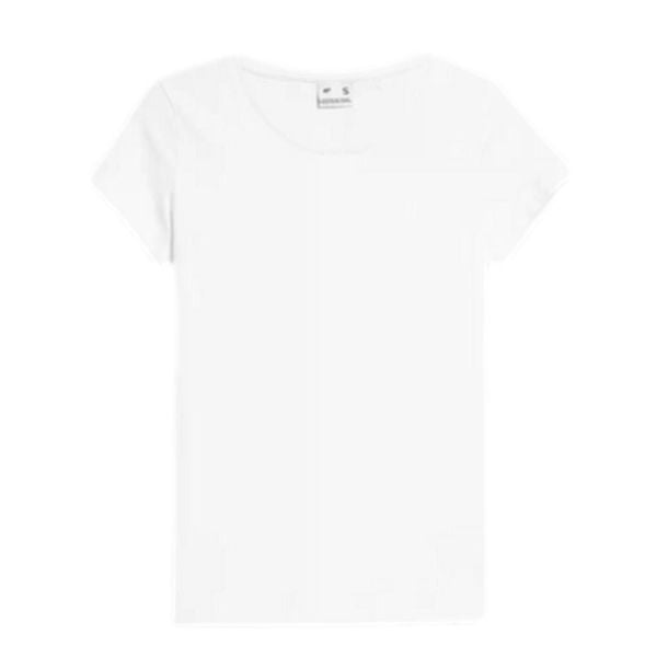 Koszulka Damska 4F. Białe t-shirty damskie 4f, bez wzorów, bez ramiączek. Za 60.99 zł.