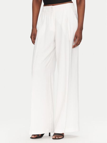 ACCESS FASHION Spodnie palazzo 53-5084-195 Biały Wide Leg. Białe spodnie materiałowe damskie ACCESS FASHION, bez wzorów, z materiału. Za 219.99 zł.
