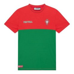 Koszulka piłkarska dla dorosłych Portugal. Czerwone t-shirty sportowe męskie FPF, s, bez ramiączek, do piłki nożnej. Za 199.99 zł.
