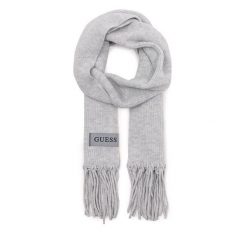 Szalik Guess. Szare szaliki i kominy damskie Guess, z aplikacjami. Za 319.99 zł.