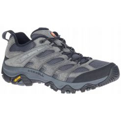 Buty trekkingowe dla mężczyzn Merrel Moab 3. Szare buty trekkingowe męskie MERRELL, bez zapięcia, trekkingowe. Za 459.99 zł.