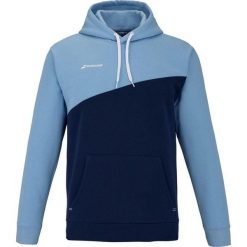 Bluza tenisowa męska z kapturem Babolat Drive Hood Sweat. Niebieskie bluzy z kapturem męskie BABOLAT, m, z bawełny. Za 259.99 zł.