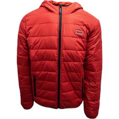 Kurtka męska DC Shoes Turner Puffer Hooded. Czerwone kurtki męskie DC Shoes, m, bez wzorów, z puchu, sportowe, bez kaptura. W wyprzedaży za 390.00 zł.