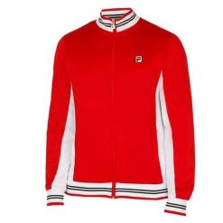 Bluza sportowa męska Fila Functional Classic Retrolook. Czerwone bluzy bez kaptura męskie Fila, bez wzorów, sportowe, bez kołnierzyka, bez ramiączek. Za 489.99 zł.