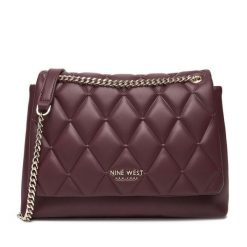 Torebka Nine West. Czerwone torebki klasyczne damskie Nine West, bez wzorów, bez dodatków. Za 199.99 zł.