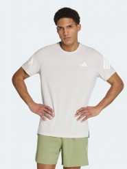 Adidas Koszulka w kolorze beżowym do biegania rozmiar: XXL. Brązowe t-shirty sportowe męskie Adidas, xxl, bez ramiączek, do biegania. Za 119.95 zł.