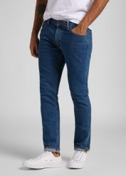 MĘSKIE SPODNIE JEANSOWE LEE Luke USED AQUIN L719NLWL 112119230. Spodnie materiałowe męskie Lee, bez wzorów, z jeansu. Za 189.99 zł.