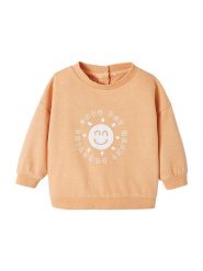 Vertbaudet Bluza w kolorze pomarańczowym rozmiar: 74. Pomarańczowe bluzy i bluzki niemowlęce vertbaudet, bez wzorów, z bawełny, bez ramiączek, bez kaptura. Za 35.18 zł.